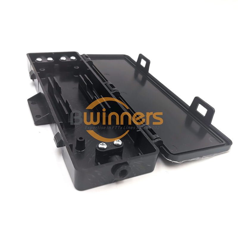 Pared de la caja de fibra óptica