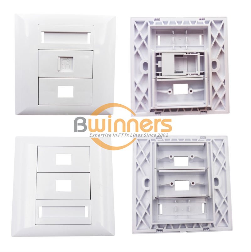 Toma de pared de fibra óptica