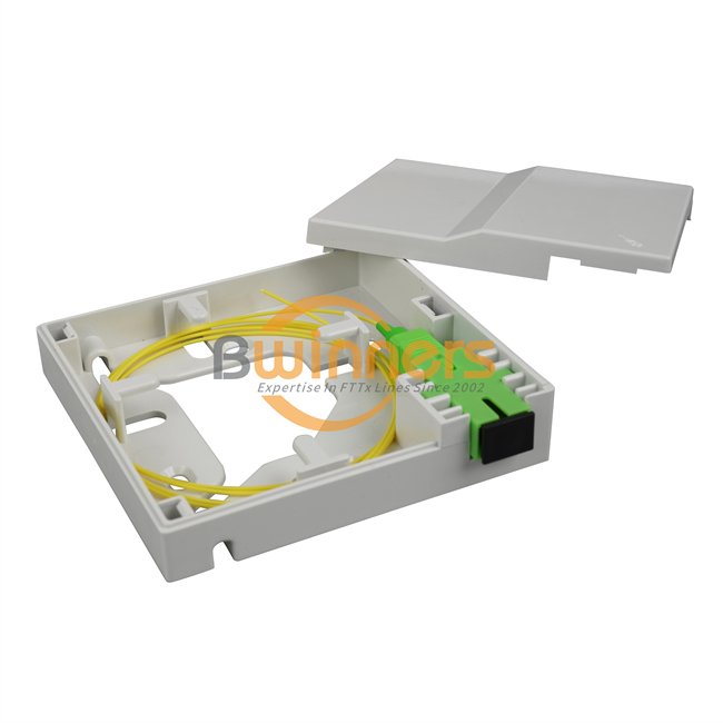 Salida de pared de fibra