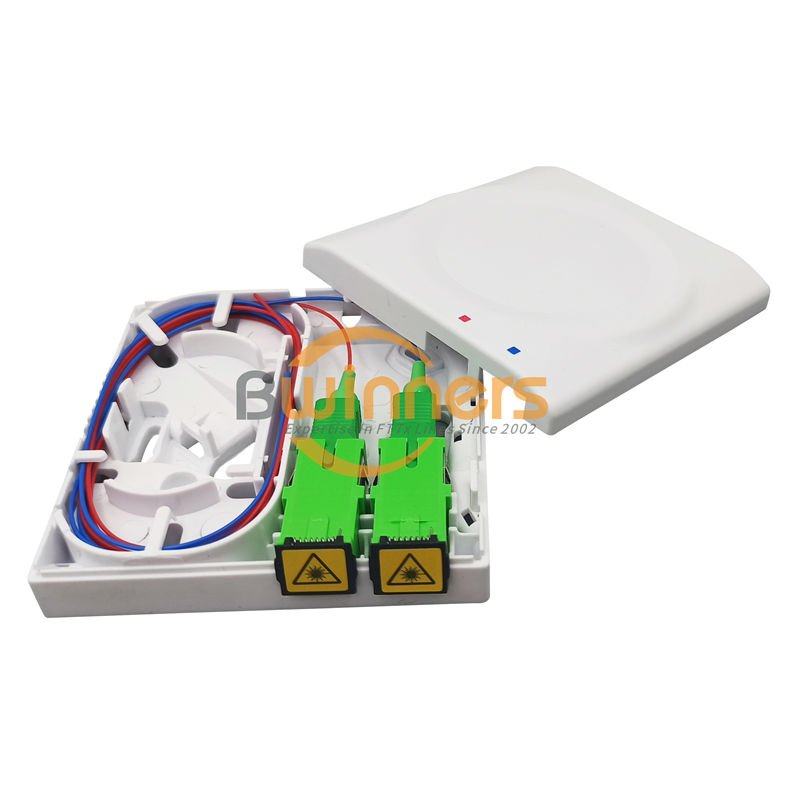 Toma de pared de fibra