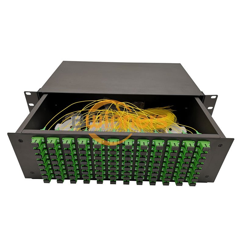 Caja de panel de conexión de fibra