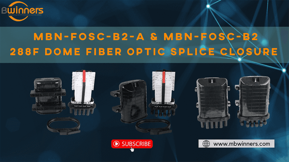 MBN-FOSC-B2- a y MBN-FOSC-B2 288F fca de empalme de fibra óptica tipo domo